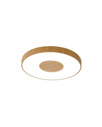 COIN * PLAFÓN REDONDO LED 56W - 2700-5000K - CON MANDO - MADERA